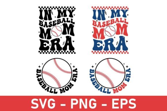 Baseball Mom Era SVG PNG Design