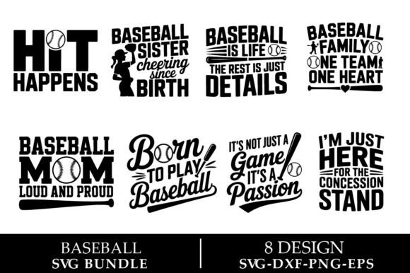 Baseball SVG Design Bundle, Baseball
