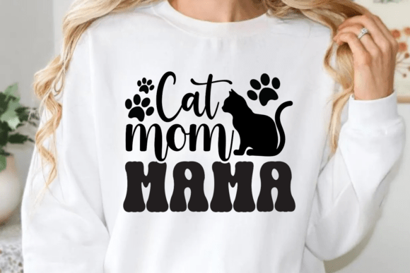 Cat Mom Mama SVG, Cat Mom SVG