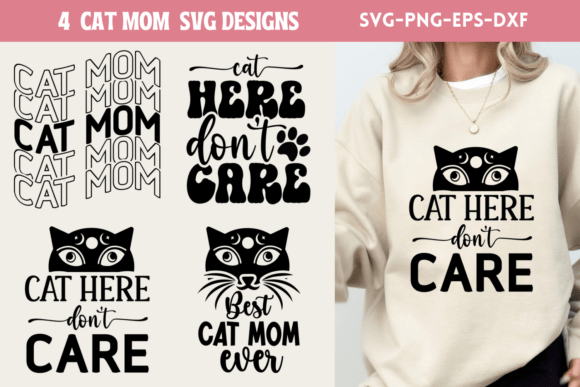 Cat Mom SVG Bundle, Cat Mom Bundle 1