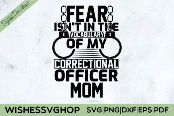 Correctional Officer Mom SVG PNG