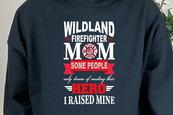 Firefighter Mom SVG Design