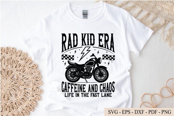 Kid PNG, Rad Kid Era SVG, Trendy Mom SVG