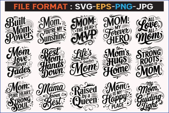Mom SVG Bundle for T-Shirts