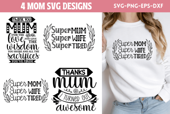 Mom SVG Bundle, Mom Quotes SVG Bundle 2