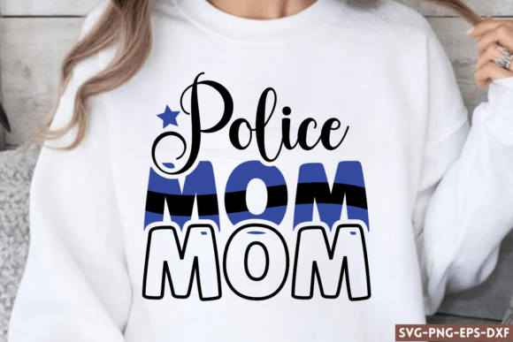 Police Mom SVG, Police SVG