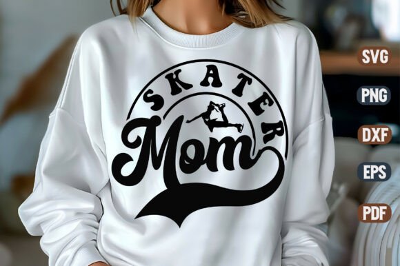 Skater Mom SVG Design