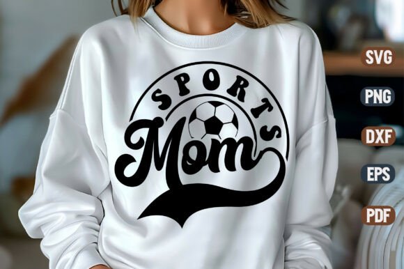 Sports Mom SVG Design