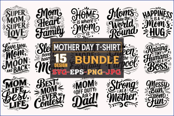 Trendy Mom SVG T-Shirt Design